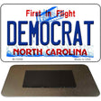 Democrat North Carolina State Novelty Metal Magnet M-12098