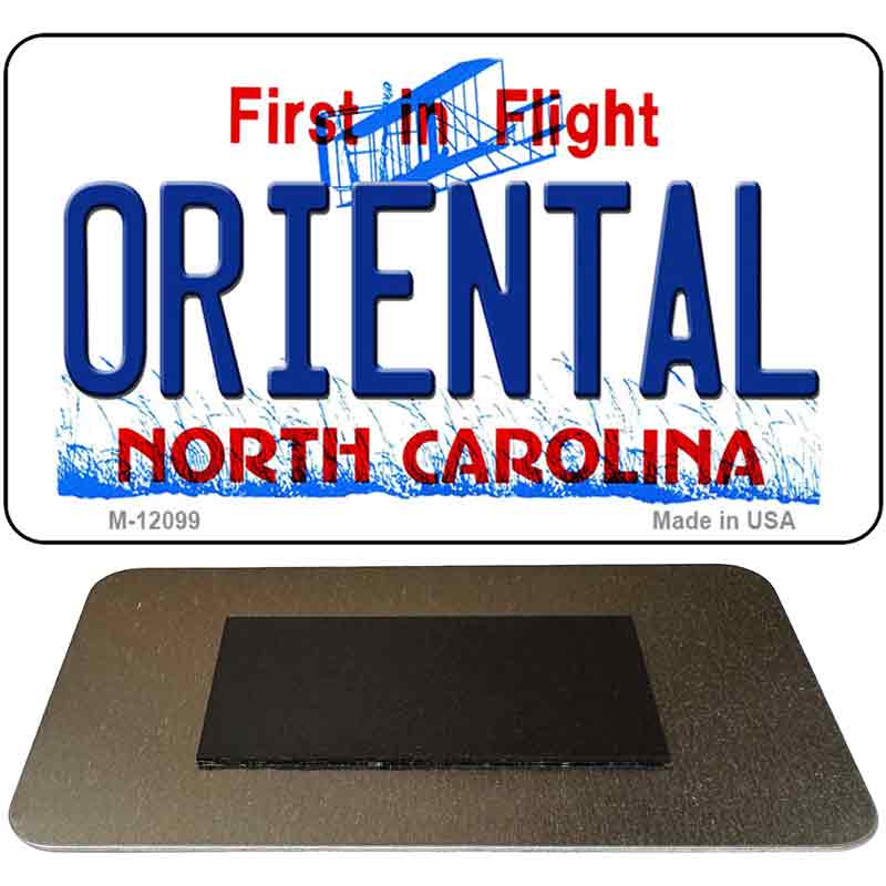 Oriental North Carolina State Novelty Metal Magnet M-12099