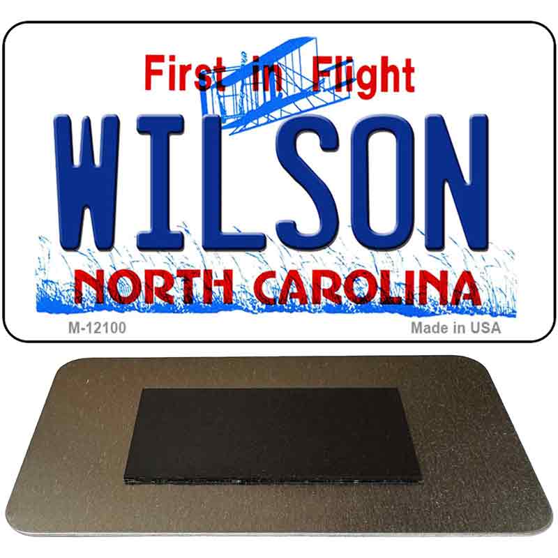 Wilson North Carolina State Novelty Metal Magnet M-12100