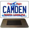 Camden North Carolina State Novelty Metal Magnet M-12116