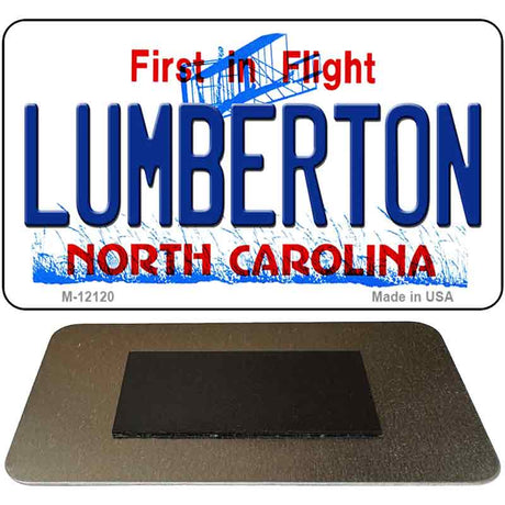 Lumberton North Carolina State Novelty Metal Magnet M-12120