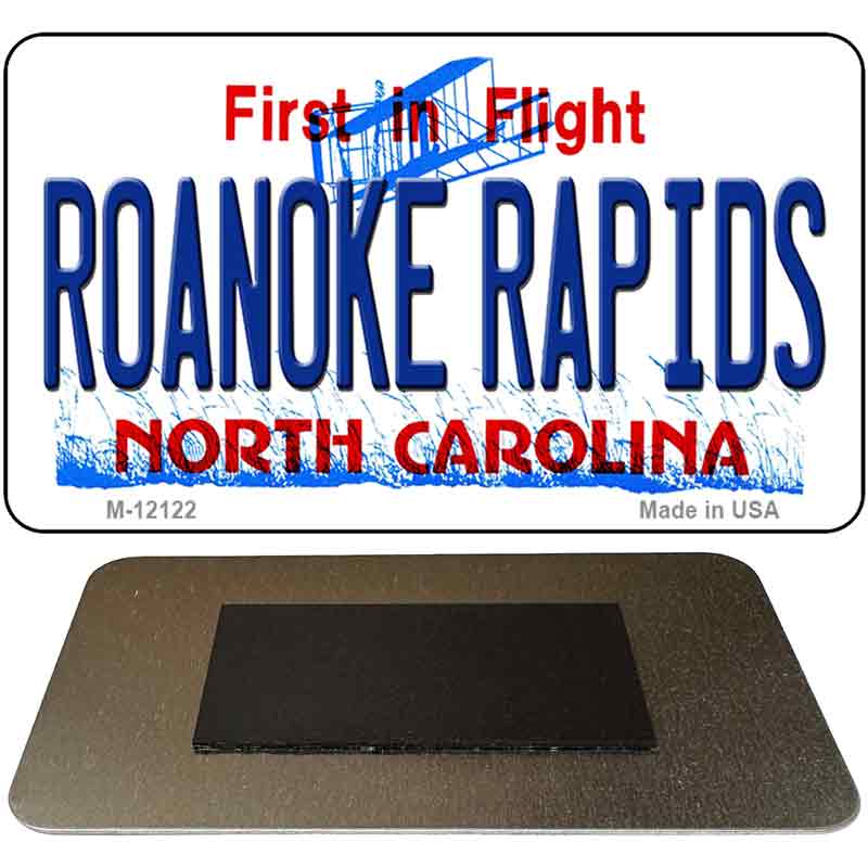 Roanoke Rapids North Carolina State Novelty Metal Magnet M-12122