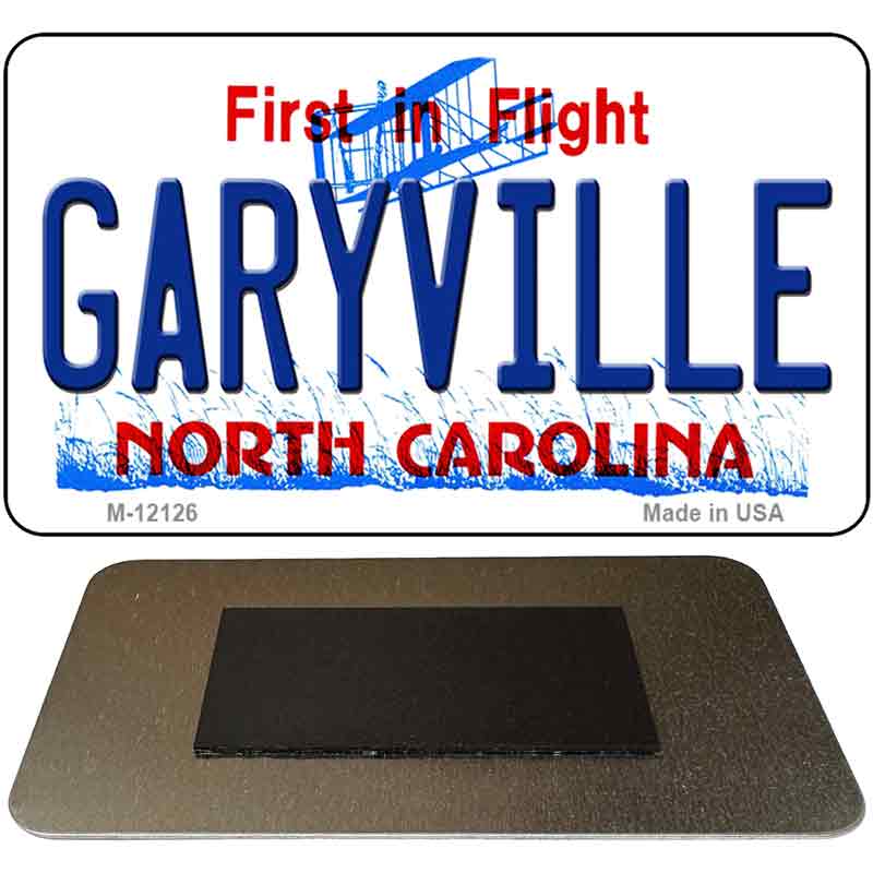 Garyville North Carolina State Novelty Metal Magnet M-12126