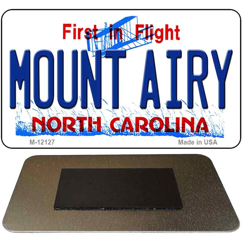 Mount Airy North Carolina State Novelty Metal Magnet M-12127