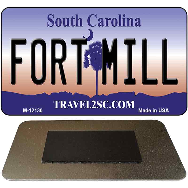 Fort Mill South Carolina State Novelty Metal Magnet M-12130