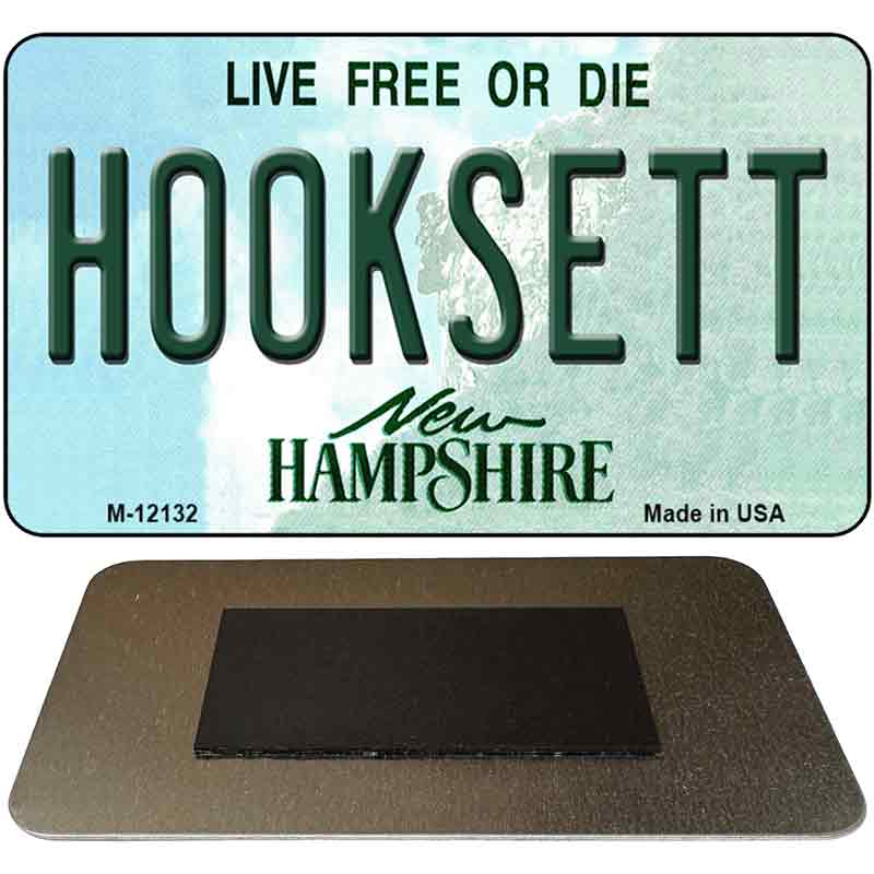 Hooksett New Hampshire Novelty Metal Magnet M-12132