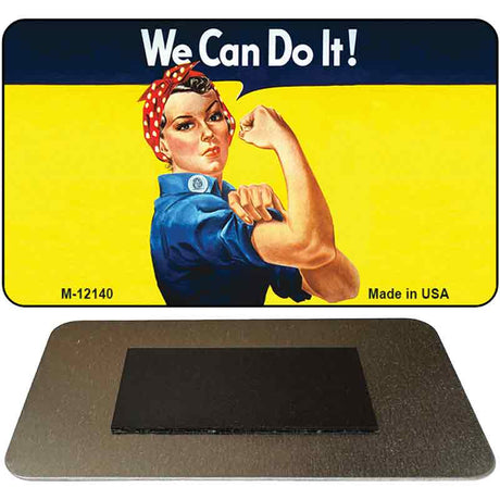 We Can Do It Novelty Metal Magnet M-12140