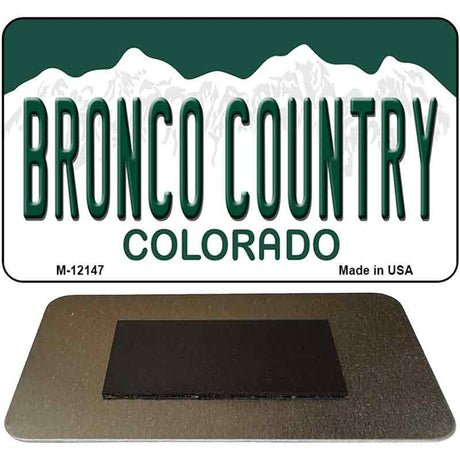 Bronco  Colorado Novelty Metal Magnet M-12147