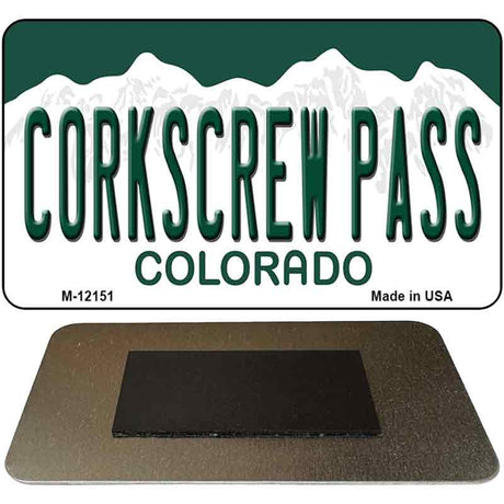 Corkscrew Pass Colorado Novelty Metal Magnet M-12151