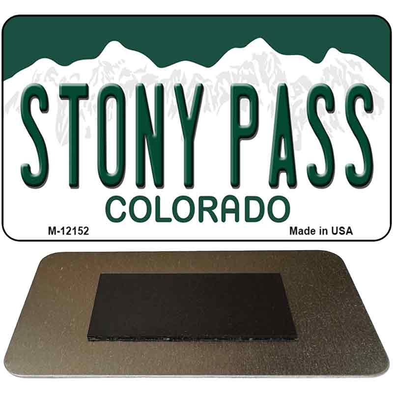 Stony Pass Colorado Novelty Metal Magnet M-12152