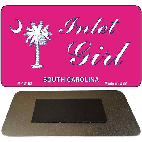 Inlet Girl SC Pink Novelty Metal Magnet M-12162