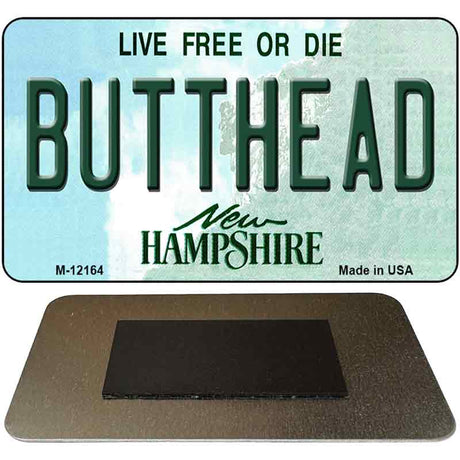 Butthead New Hampshire Novelty Metal Magnet M-12164