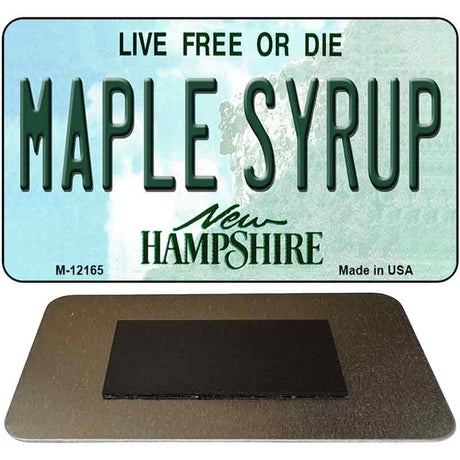 Maple Syrup New Hampshire Novelty Metal Magnet M-12165