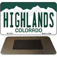 Highlands Colorado Novelty Metal Magnet M-12191