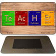 Teacher Periodic Table Wood Novelty Metal Magnet M-12192