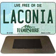 Laconia New Hampshire Novelty Metal Magnet M-12194