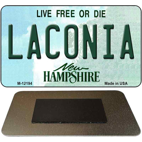 Laconia New Hampshire Novelty Metal Magnet M-12194