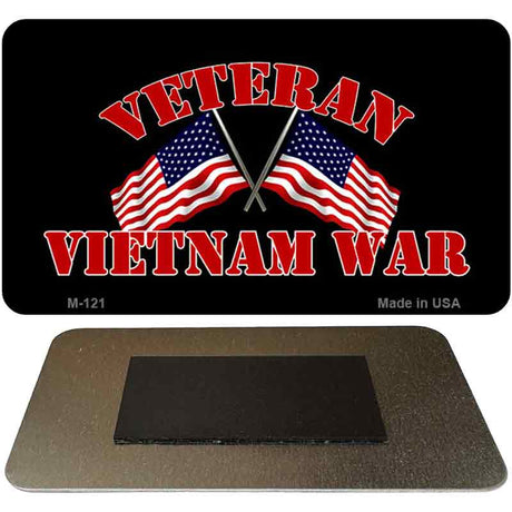 Vietnam War Veteran Novelty Metal Magnet M-121