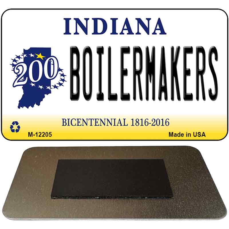 Boilermakers Indiana Novelty Metal Magnet M-12205