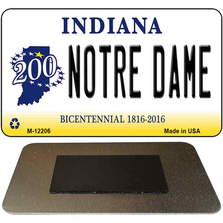 Notre Dame Indiana Novelty Metal Magnet M-12206