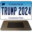 Trump 2024 Connecticut Novelty Metal Magnet M-12222