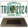 Trump 2024 Florida Novelty Metal Magnet M-12224