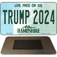 Trump 2024 New Hampshire Novelty Metal Magnet M-12244