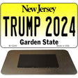 Trump 2024 New Jersey Novelty Metal Magnet M-12245