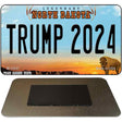 Trump 2024 North Dakota Novelty Metal Magnet M-12247