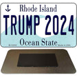 Trump 2024 Rhode Island Novelty Metal Magnet M-12252