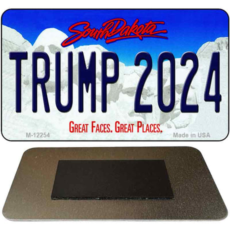 Trump 2024 South Dakota Novelty Metal Magnet M-12254