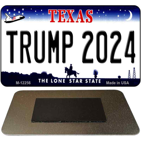 Trump 2024 Texas Novelty Metal Magnet M-12256