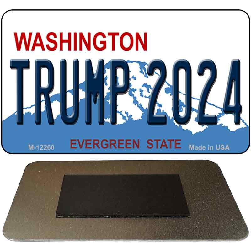 Trump 2024 Washington Novelty Metal Magnet M-12260