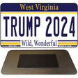 Trump 2024 West Virginia Novelty Metal Magnet M-12261