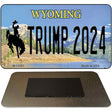 Trump 2024 Wyoming Novelty Metal Magnet M-12263