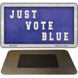 Just Vote Blue Novelty Metal Magnet M-12271