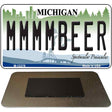 Michigan MMMMBeer Novelty Metal Magnet M-12278