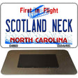 North Carolina Scotland Neck Novelty Metal Magnet M-12298