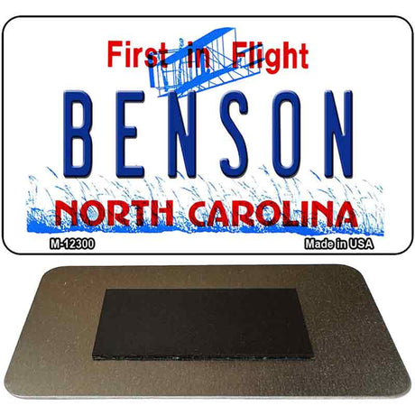 North Carolina Benson Novelty Metal Magnet M-12300