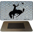 Bucking Bronco Diamond Novelty Metal Magnet M-1230