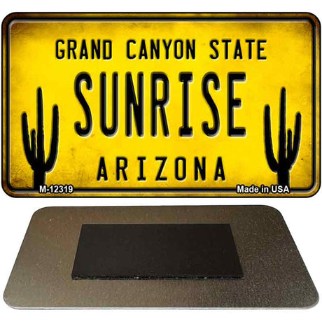 Arizona Sunrise Novelty Metal Magnet M-12319