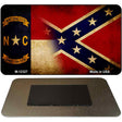 NC | Confederate Flag Novelty Metal Magnet