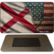 Alabama/American Flag Novelty Metal Magnet M-12380