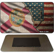 Florida/American Flag Novelty Metal Magnet M-12388