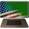 Washington with American Flag Novelty Metal Magnet M-12472