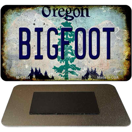 Bigfoot Oregon Novelty Metal Magnet M-12484