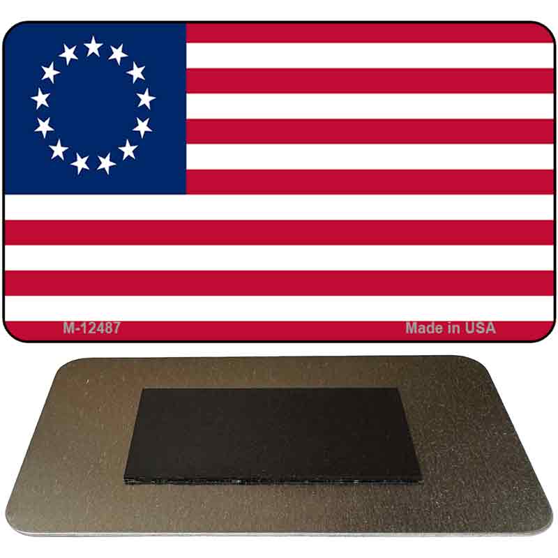 Betsy Ross American Flag Novelty Metal Magnet M-12487