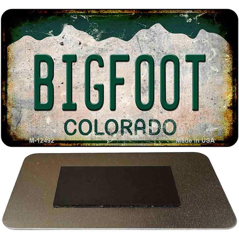 Bigfoot Colorado Novelty Metal Magnet M-12492