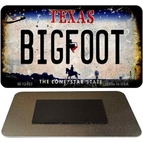 Bigfoot Texas Novelty Metal Magnet M-12493