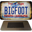 Bigfoot North Carolina Novelty Metal Magnet M-12496